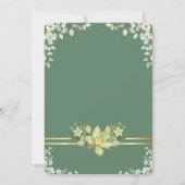 Islamitische Inzegningsceremonie Moslims Groene Bl Kaart (Achterkant)