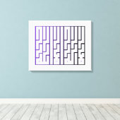 Islamitische kalligrafie wandkunst canvas afdruk (Insitu (Houten vloer))