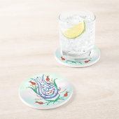 Islamitische kalligrafie zandsteen onderzetter (Zijkant)