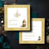 Islamitische & Koninklijke Gouden Damask Moslim Hu Kaart