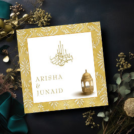 Islamitische & Koninklijke Gouden Damask Moslim Hu Kaart