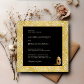 Islamitische & Koninklijke Gouden Damask Moslim Hu Kaart