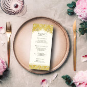 Islamitische Koninklijke Gouden Damask Moslim Huwe Menu