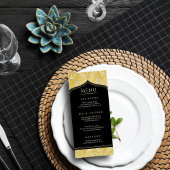 Islamitische Koninklijke Gouden Damask Moslim Huwe Menu