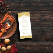 Islamitische Koninklijke Gouden Damask Moslim Huwe Menu