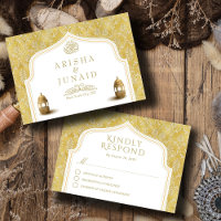 Islamitische Koninklijke Gouden Damask Moslim Huwe