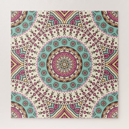 Islamitische kunst: decoratief naadloos legpuzzel (Verticaal)