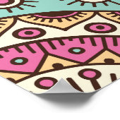 Islamitische kunst: decoratief naadloos poster (Hoek)