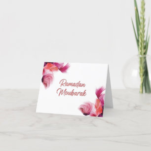 Islamitische kunst van Ramadan Mubarak Bedankkaart