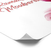 Islamitische kunst van Ramadan Mubarak Poster (Hoek)