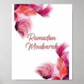 Islamitische kunst van Ramadan Mubarak Poster (Voorkant)
