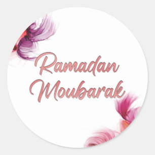 Islamitische kunst van Ramadan Mubarak Ronde Sticker