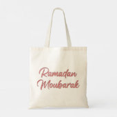 Islamitische kunst van Ramadan Mubarak Tote Bag (Achterkant)