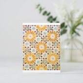 islamitische kunstpatronen 13 briefkaart (Staand voorkant)