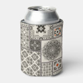 Islamitische Majolica Pottery Tegel Pattern Blikjeskoeler (Blikje Voorkant)