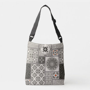 Islamitische Majolica Pottery Tegel Pattern Crossbody Tas