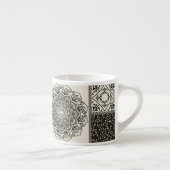 Islamitische Majolica Pottery Tegel Pattern Espresso Kop (Rechts)