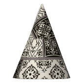 Islamitische Majolica Pottery Tegel Pattern Feesthoedjes (Links)