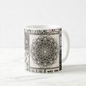 Islamitische Majolica Pottery Tegel Pattern Koffiemok (Voorkant rechts)