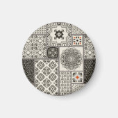 Islamitische Majolica Pottery Tegel Pattern Magneet (Voorkant)