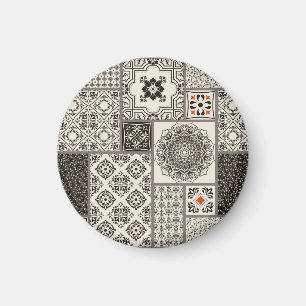 Islamitische Majolica Pottery Tegel Pattern Magneet