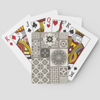 Islamitische Majolica Pottery Tegel Pattern Pokerkaarten