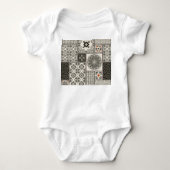 Islamitische Majolica Pottery Tegel Pattern Romper (Voorkant)