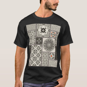 Islamitische Majolica Pottery Tegel Pattern T-shirt