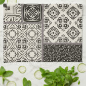 Islamitische Majolica Pottery Tegel Pattern Theedoek (Gevouwen)