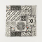 Islamitische Majolica Pottery Tegel Pattern Wandkleed (Voorkant (horizontaal))