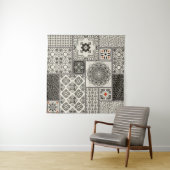 Islamitische Majolica Pottery Tegel Pattern Wandkleed (In situ)