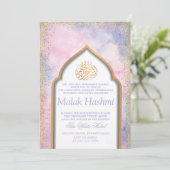 Islamitische moskee Aqiqa Aqeeqa Baby Kaart (Staand voorkant)