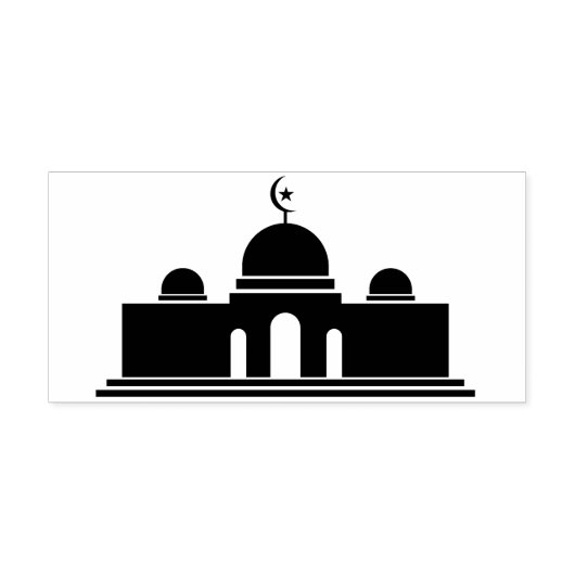 Islamitische moskee kunststempel rubberstempel (Afrduk)
