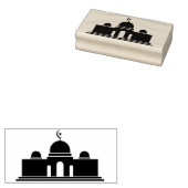 Islamitische moskee kunststempel rubberstempel (Gestempeld)