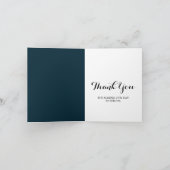 Islamitische Moskee Silhouet Bruiloft Dank u Bedankkaart (Binnen)