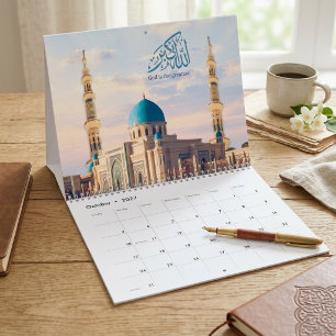 Islamitische moskeearchitectuur kalligrafie 2027 kalender