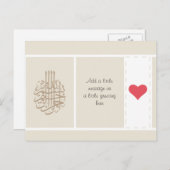Islamitische Moslim Bismillah houdt van hartsteek Briefkaart (Voorkant / Achterkant)