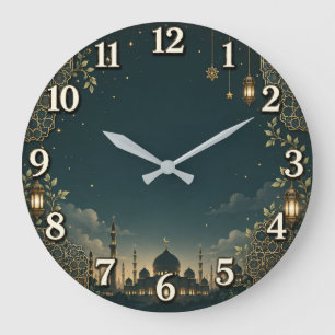 Islamitische moslimklok Ramadannacht Grote Klok