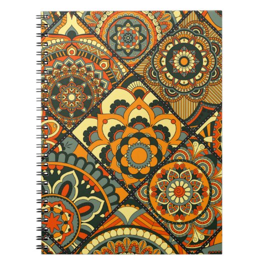  islamitische motieven, decoratief naadloos. notitieboek (Voorkant)