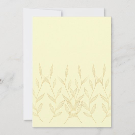 Islamitische Nikah Arabisch Moslim Trouwontwerp Kaart (Achterkant)