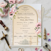Islamitische Nikah-certificaat | Madinah Bloom Car