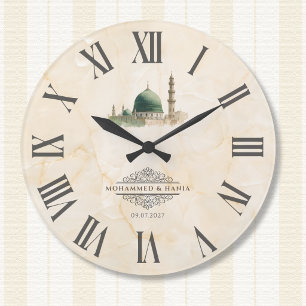Islamitische Nikah Gift   Masjid An-Nabawi Namen & Grote Klok