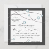 Islamitische nikka bismillah trouw bloem kaart (Achterkant)