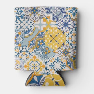 Islamitische Patchwork: Majolica Pottery Tegel Blikjeskoeler