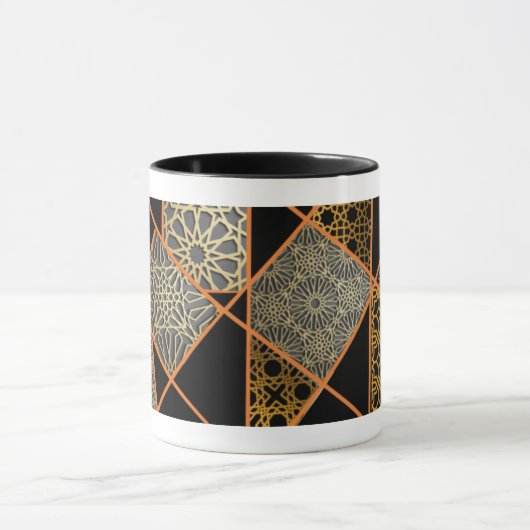 Islamitische patronen mok (Midden)