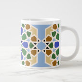 Islamitische patroon achtergrond grote koffiekop (Rechts)