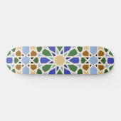 Islamitische patroon achtergrond persoonlijk skateboard (Horizontaal)