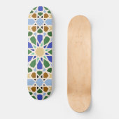 Islamitische patroon achtergrond persoonlijk skateboard (Voorkant)