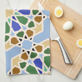 Islamitische patroon achtergrond theedoek (Quarter Fold)