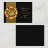 Islamitische Patroon Moskee Dank u kaart Notitiekaartje (Voorkant / Achterkant)